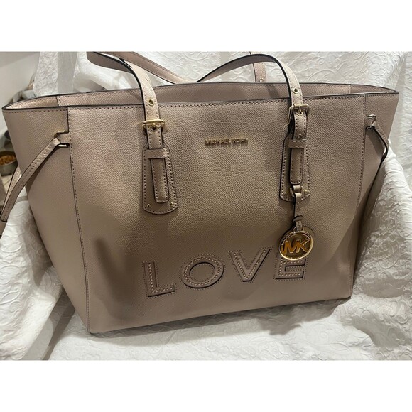 Michael Kors Limited Edition LOVE Tote Purse Rare - Picture 1 of 12